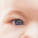 close up of a baby's eyes