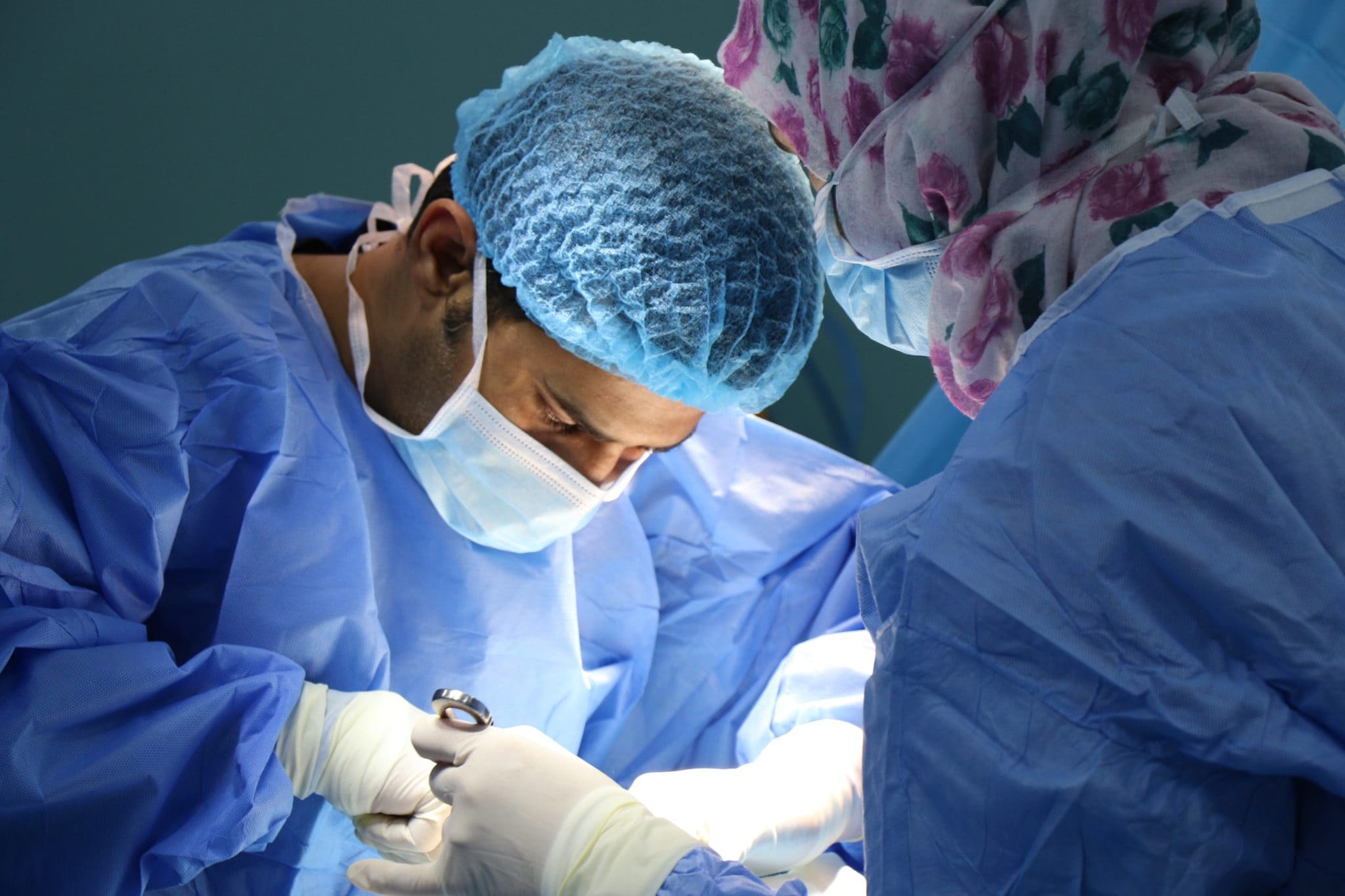 doctors doing a procedure